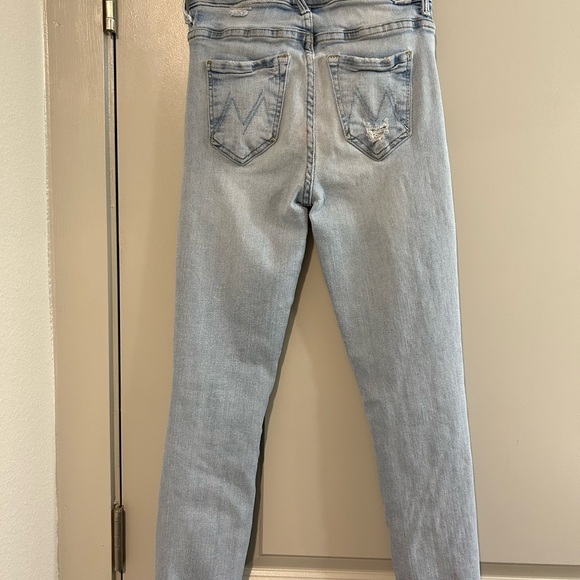 MOTHER Denim The insider crop Jean in color Outerspace - Picture 5 of 9